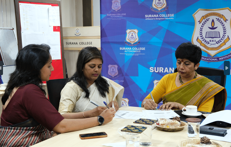 Surana College Bangalore Mou Sign Images photo 2
